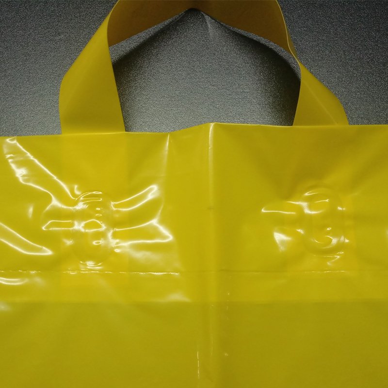 LDPE黄色软手提购物袋